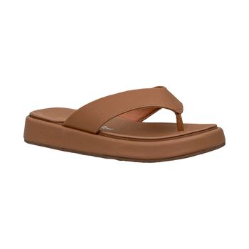 Sandalia-Camel-Tira-Entre-Dedos-Elegance-|-Comfort-Tamanho--36---Cor--CAMEL-0